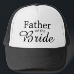 Boné Pai Clássico da Escrita de Casamento da Noiva<br><div class="desc">Este é um excelente Padre da Noiva da Noiva.</div>