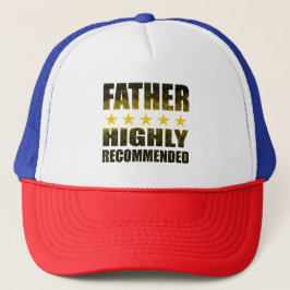 Boné Pai de 5 estrelas altamente recomendado