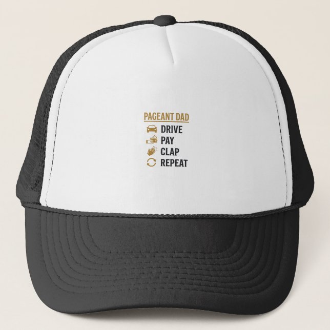 Boné Pai Desfile Dirige Paga Bate Palmas Camisa de Repe (Frente)