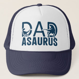 Boné Pai do Dinossauro Asaurus Dino Lover T Pai Rex Din