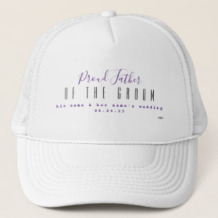 Boné Pai do Noivo chapéu personalizado HAMbyWG