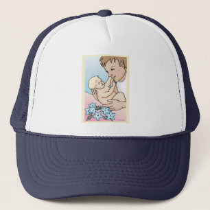 Boné Pai e bebê