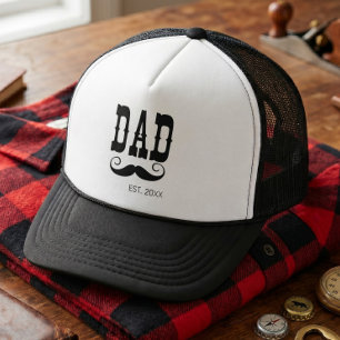 Boné Pai Fundou bigode ano western vintage