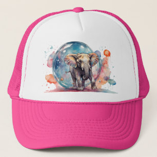 Boné Painterly The Elephant Painting Creative Elephant