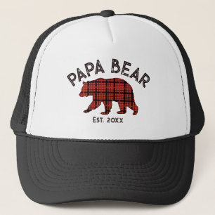 Boné País Xadrez Papai Urso Ano de Fundação