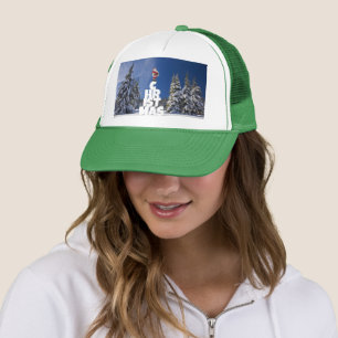 Boné Paisagem de inverno de Natal
