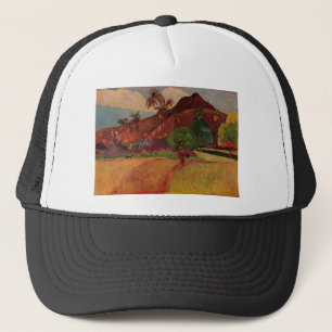 Boné Paisagem Tahitiana de Paul Gauguin (1893)