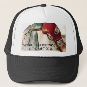 Boné Palavras Motivacionais - O Hábito da Persistência