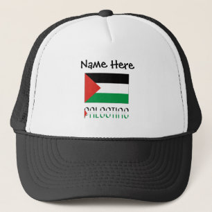 Boné Palestina e Bandeira Palestina Personalizada
