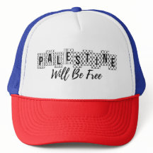 Palestina será livre em árabe palestino Kufiya