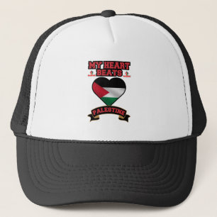 Boné Palestina Sinalizador de Coração Apoia Orgulho da 