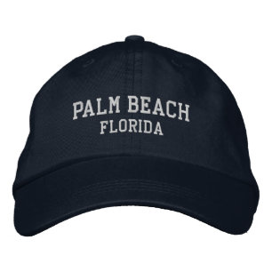Boné Palm Beach, Flórida, bordou o chapéu de beisebol