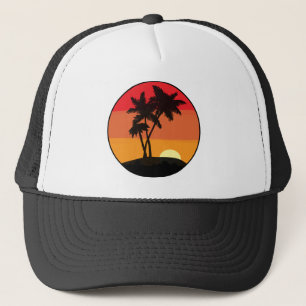 Boné Palm Tree Sunset