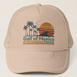 Boné Palmas do Golfo do México Férias de Verão