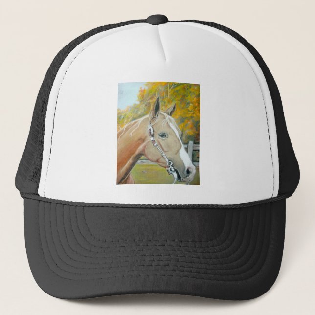 Boné Palomino, pastel do cavalo (Frente)