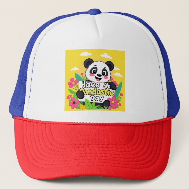 Boné Panda Bonita "Tenha Um Dia Pandástico" (Frente)