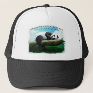Boné Panda de assento
