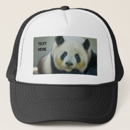 Boné Panda de Cute Personalizada com Nome Próprio de Te