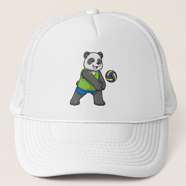 Boné Panda no Esporte com Voleibol (Frente)