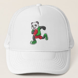 Boné Panda no futebol com equipamento