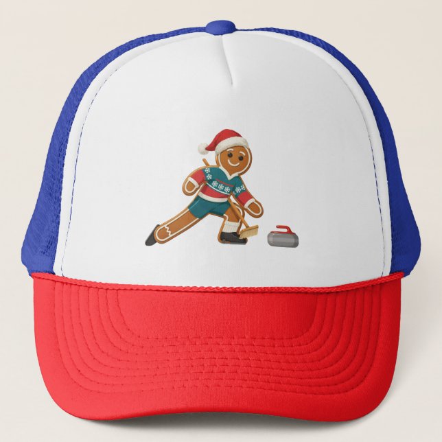 Boné Pão de Mel Curling Natal 2026 Feriado Inverno  (Frente)