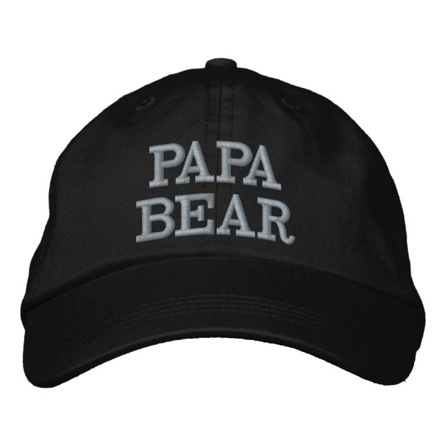 Boné Papa Bear Hat | Presente do dia do pai (Frente)