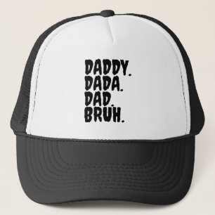 BONÉ PAPA ENGRAÇADO DADA PAI BRUH CALIGRAFIA