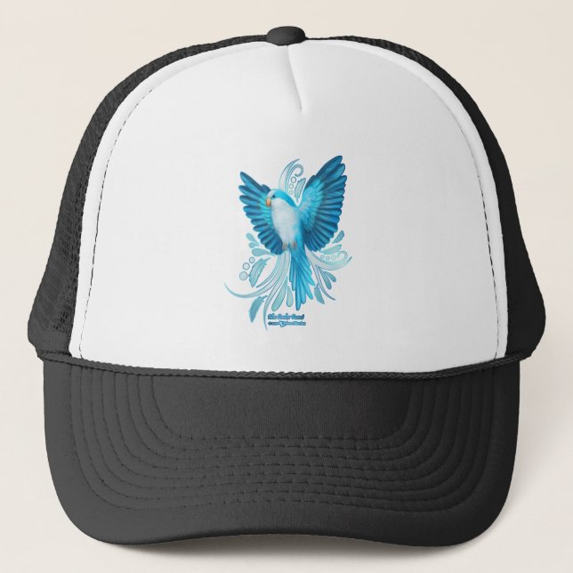 Boné Papagaio Quaker Azul (Frente)