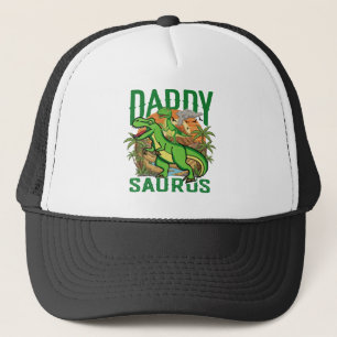 Boné Papai Daddysaurus T-Rex Engraçado Presente para