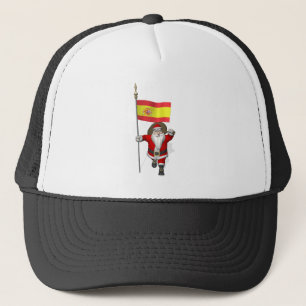 Boné Papai Noel Com Alferes De Espanha