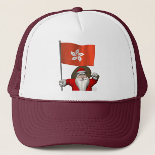 Boné Papai Noel Com Alferes De Hong Kong