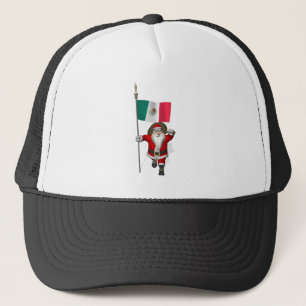 Boné Papai Noel Com Alferes Do México