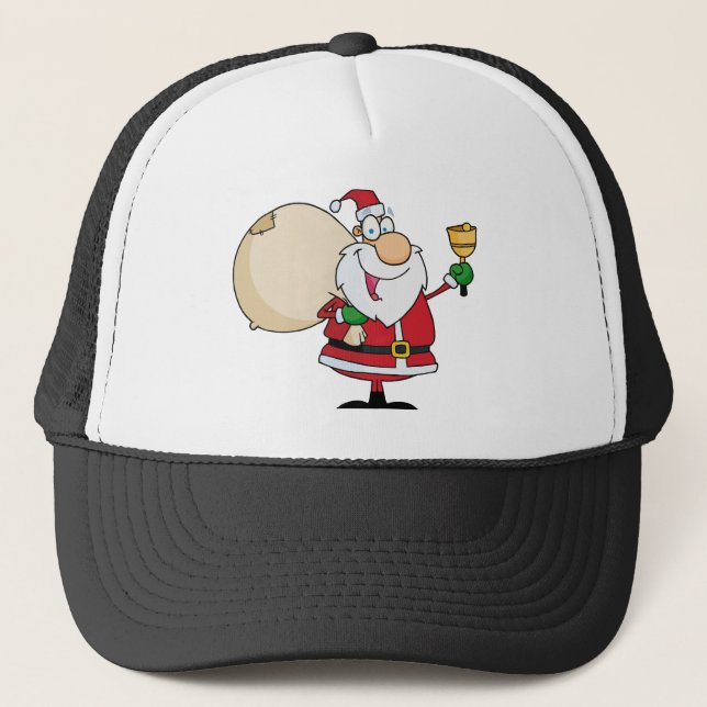 Boné Papai Noel com Jingle Bell (Frente)