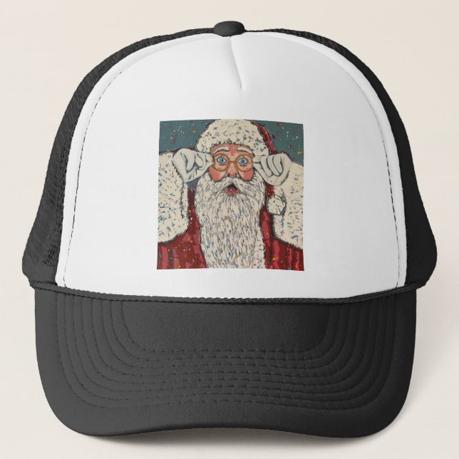 Boné Papai Noel Surpreso (Frente)