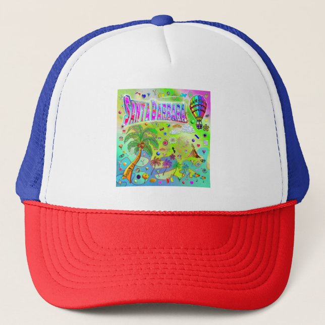 Boné Papais noeis Barbara Eterno Melody Trucker Hat (Frente)