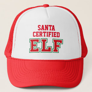 Boné Papais noeis Certified Elf Trucker Hat