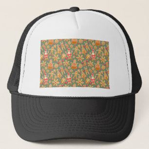 Boné papais noeis de pão de gengibre de natal
