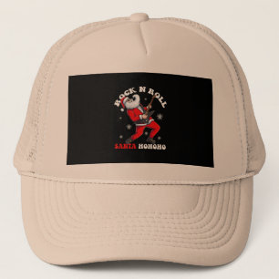 Boné papais noeis tocam guitarra rock and rol