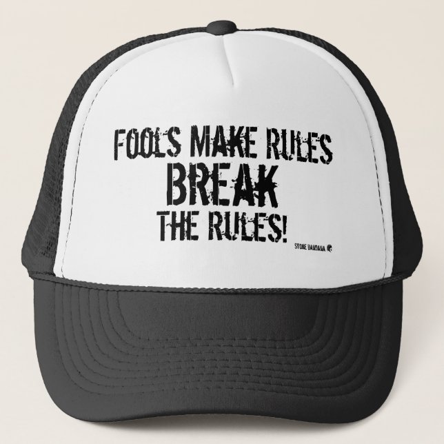 Boné Para aqueles que rejeitam a autoridade (Frente)