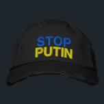 Boné Pára De Putin Interromper A Guerra Na Ucrânia - Ba<br><div class="desc">Mantenho-Me Com A Ucrânia - Liberdade - Paz - Apoio à Ucrânia - Solidariedade - Bandeira da Ucrânia - Forte Juntos - Vitória da Liberdade - Parem De Putin - Parem A Guerra! Vamos faz do mundo um lugar melhor - todos juntos! Um mundo melhor começa - depende - precisa...</div>