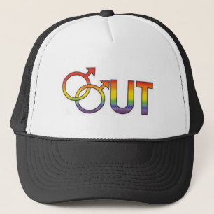Boné PARA FORA gay do chapéu