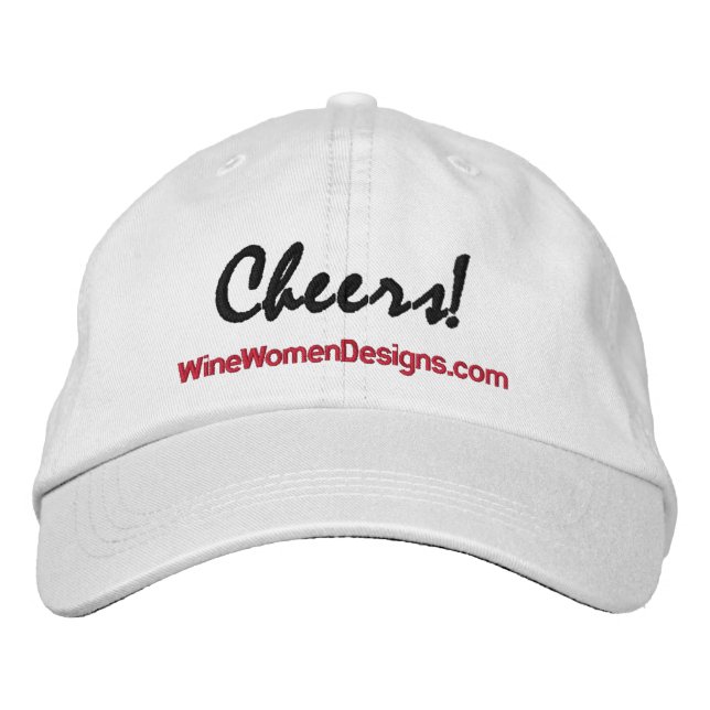 Boné Parabéns!  Wine Women Designs Luz (Frente)