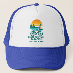 Boné Paraíso baseado em pedal Bicicleta Ilha Mackinac