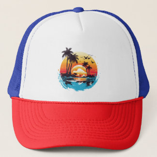 Boné Paraíso Tropical Sunset