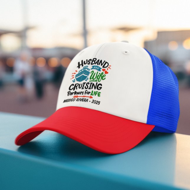 Boné Parceiros de Cruzeiro Marido e Mulher Porta do Qua (Criador carregado)