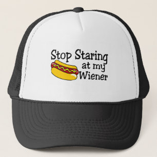 Boné Pare de olhar fixamente em meu Wiener