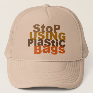 Boné Pare de usar o Bolsas Hat plástico