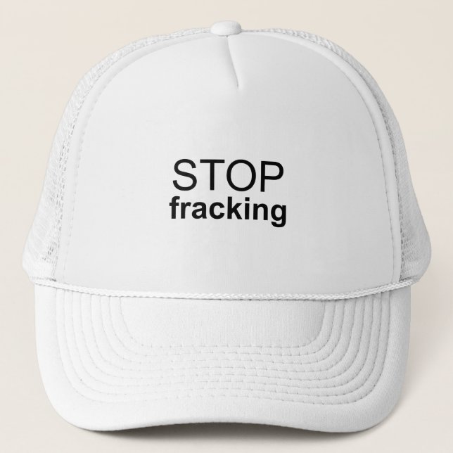 Boné Pare o Fracking (Frente)