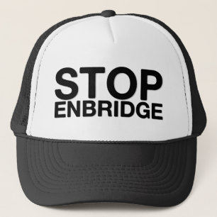 Boné Pare o t-shirt de Enbridge, a camisola do pescoço