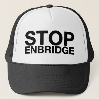 Boné Pare o t-shirt de Enbridge, a camisola do pescoço